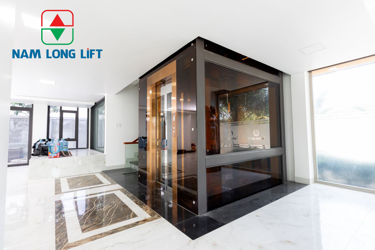 CÔNG TRÌNH LẮP ĐẶT THANG MÁY TẢI KHÁCH VĂN PHÒNG CÔNG TY CỔ PHẦN XÂY DỰNG THƯƠNG MẠI THỚI BÌNH