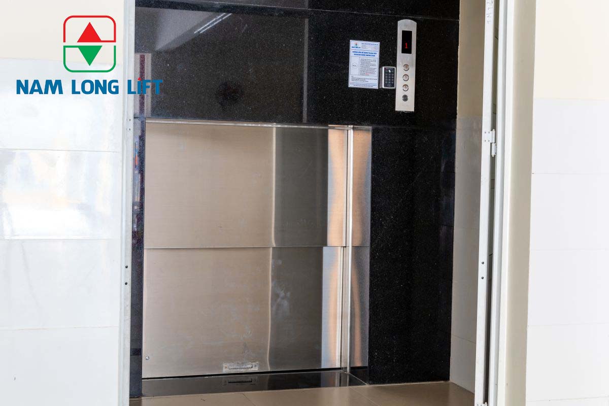 CÔNG TRÌNH LẮP ĐẶT THANG MÁY TẢI THỰC PHẨM TRƯỜNG MẦM NON HỌA MI